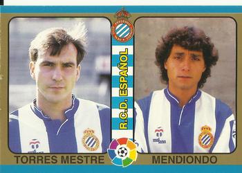 1995 Mundicromo Sport Futbol Total #155 Torres Mestre / Mendiondo Front