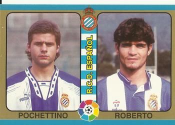 1995 Mundicromo Sport Futbol Total #156 Pochettino / Roberto Front