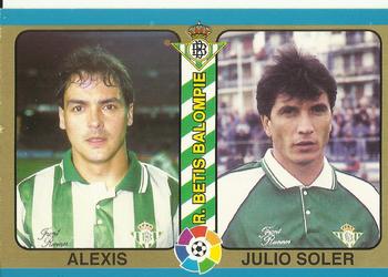 1995 Mundicromo Sport Futbol Total #169 Alexis / Julio Soler Front