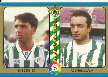 1995 Mundicromo Sport Futbol Total #170 Stosic / Cuellar Front