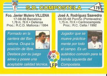1995 Mundicromo Sport Futbol Total #176 Toni / Villena Back