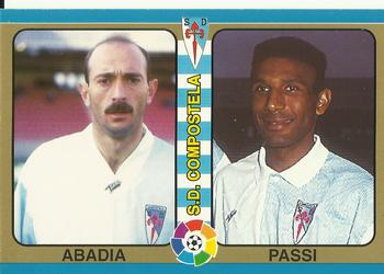 1995 Mundicromo Sport Futbol Total #178 Abadia / Passi Front