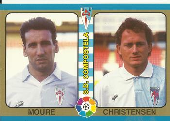 1995 Mundicromo Sport Futbol Total #179 Moure / Christensen Front