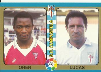 1995 Mundicromo Sport Futbol Total #180 Ohen / Lucas Front