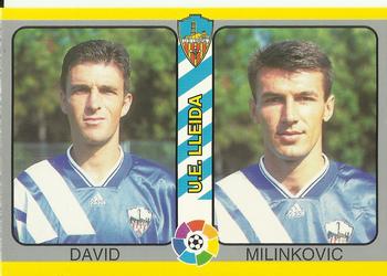 1995 Mundicromo Sport Futbol Total #191 David / Milinkovic Front