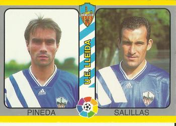 1995 Mundicromo Sport Futbol Total #192 Pineda / Salillas Front