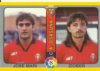 1995 Mundicromo Sport Futbol Total #197 Jose Mari / Ziober Front