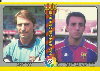 1995 Mundicromo Sport Futbol Total #223 Angoy / Quique Alvarez Front