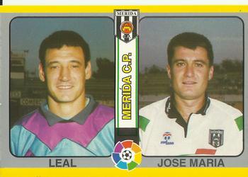 1995 Mundicromo Sport Futbol Total #229 Leal / Jose Maria Front