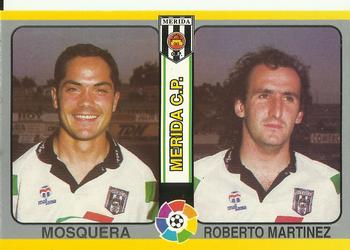 1995 Mundicromo Sport Futbol Total #234 Mosquera / Roberto Martinez Front