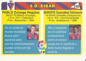 1995 Mundicromo Sport Futbol Total #240 Bixente / Pablo Back
