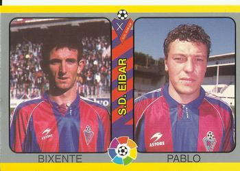 1995 Mundicromo Sport Futbol Total #240 Bixente / Pablo Front