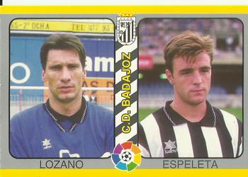 1995 Mundicromo Sport Futbol Total #241 Lozano / Espeleta Front