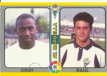 1995 Mundicromo Sport Futbol Total #252 Gray / Raul Front