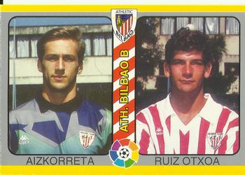 1995 Mundicromo Sport Futbol Total #259 Aizkorreta / Ruiz Otxoa Front