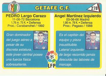 1995 Mundicromo Sport Futbol Total #278 Angelin / Pedro Back