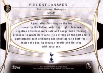 2016 Topps Premier Gold - New Signings #NS-11 Vincent Janssen Back