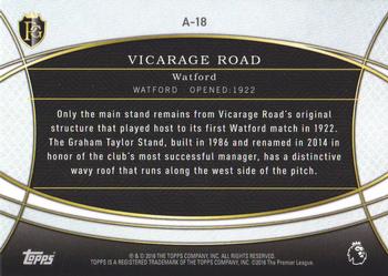 2016 Topps Premier Gold - Ambiance #A-18 Vicarage Road Back