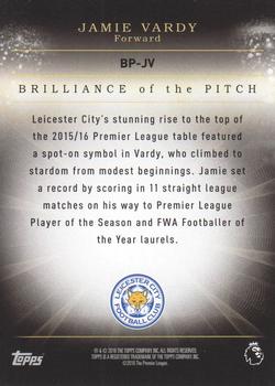 2016 Topps Premier Gold - Brilliance of the Pitch #BP-JV Jamie Vardy Back