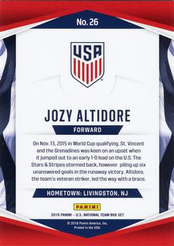 2016 Panini U.S. National Team - Holo #26 Jozy Altidore Back