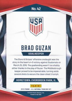 2016 Panini U.S. National Team - Holo #42 Brad Guzan Back