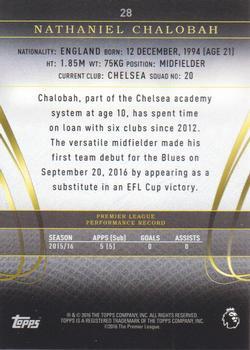 2016 Topps Premier Gold - Black #28 Nathaniel Chalobah Back