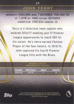 2016 Topps Premier Gold - Silver #69 John Terry Back