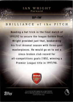 2016 Topps Premier Gold - Brilliance of the Pitch Silver #BP-IW Ian Wright Back