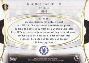 2016 Topps Premier Gold - New Signings Red #NS-5 N'Golo Kante Back
