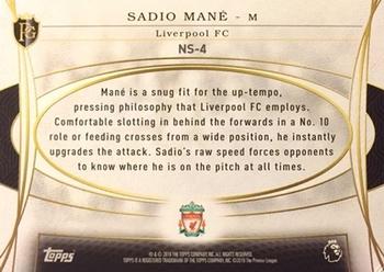 2016 Topps Premier Gold - New Signings Silver #NS-4 Sadio Mane Back