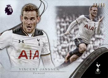 2016 Topps Premier Gold - New Signings Silver #NS-11 Vincent Janssen Front