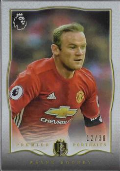 2016 Topps Premier Gold - Premier Portraits Silver Framed #PP-5 Wayne Rooney Front