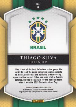 2016-17 Panini Select - Multi-Color #4 Thiago Silva Back