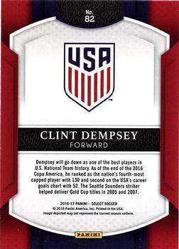 2016-17 Panini Select - Multi-Color #82 Clint Dempsey Back