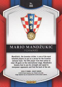 2016-17 Panini Select - Multi-Color #88 Mario Mandzukic Back