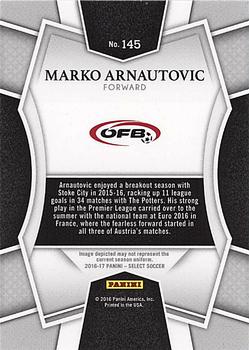 2016-17 Panini Select - Multi-Color #145 Marko Arnautovic Back