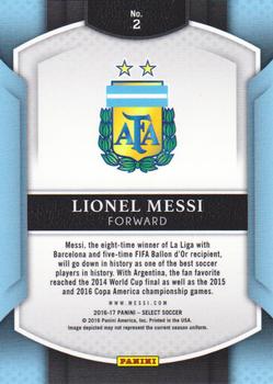 2016-17 Panini Select - Silver #2 Lionel Messi Back