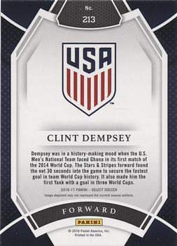 2016-17 Panini Select - Silver #213 Clint Dempsey Back