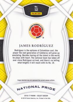 2016-17 Panini Select - National Pride #12 James Rodriguez Back