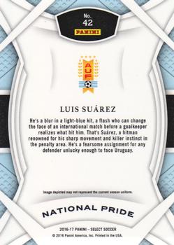 2016-17 Panini Select - National Pride #42 Luis Suarez Back