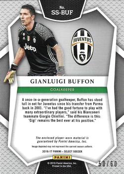 2016-17 Panini Select - Select Swatches Neon Green #SS-BUF Gianluigi Buffon Back