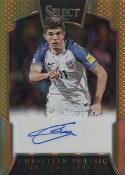 2016-17 Panini Select - Signatures Gold #S-CP Christian Pulisic Front