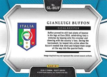 2016-17 Panini Select - Sky's the Limit #SL-BUF Gianluigi Buffon Back