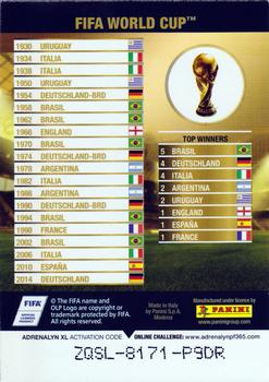 2016-17 Panini Adrenalyn XL FIFA 365 Nordic Edition #10 FIFA World Cup Back