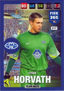 2016-17 Panini Adrenalyn XL FIFA 365 Nordic Edition #217 Ethan Horvath Front