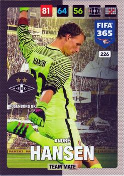 2016-17 Panini Adrenalyn XL FIFA 365 Nordic Edition #226 Andre Hansen Front