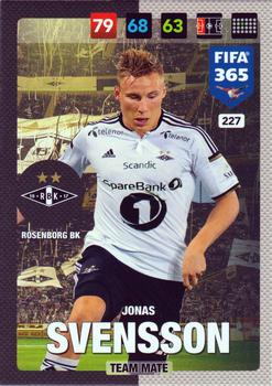 2016-17 Panini Adrenalyn XL FIFA 365 Nordic Edition #227 Jonas Svensson Front