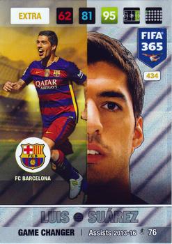 2016-17 Panini Adrenalyn XL FIFA 365 Nordic Edition #434 Luis Suarez Front