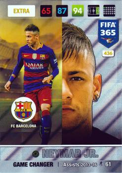 2016-17 Panini Adrenalyn XL FIFA 365 Nordic Edition #436 Neymar Jr. Front