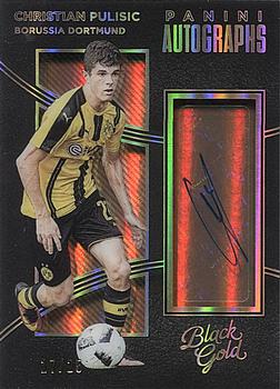 2016-17 Panini Black Gold - Autographs Holo Gold #A-CP Christian Pulisic Front